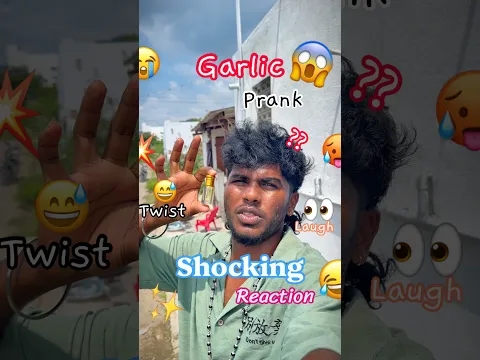 Garlic Prank👀React Panna Porom😱Twist😂#shorts #reaction #fyp #creator #reach #wow #omg