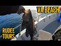 CATCHING LIMIT on BLACK SEA BASS VIRGINIA BEACH OFFSHORE BIG SEA BASS RUDEE TOURS FULL DAY TRIP