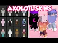 Minecraft Cute Axolotl Skins - Minecraft SkinPack Axolotl