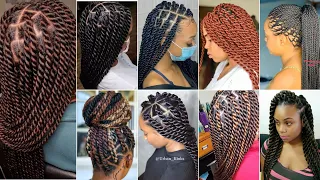 50 Twist Braids Hairstyles For Ladies 2025 Stylish Twist Braids Hairstyles ideas For Women