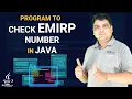 Emirp Number - Java program to check Emirp Number