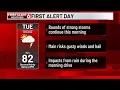 FIRST ALERT Strong storm chances continue into early afternoon