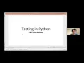 Testing in Python