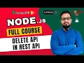 NodeJS Tutorial in Hindi - DELETE API in Node js MongoDB