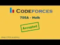705A - Hulk Codeforces Problem Solution Bangla 2023