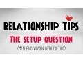 Imago Relationship Tips The Setup Question