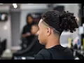 BALD TAPER W LONG HAIR OR BRAIDS ON TOP barberjdub