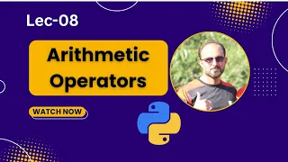 Arithmetic operators in Python Python For Beginners - Lec 08