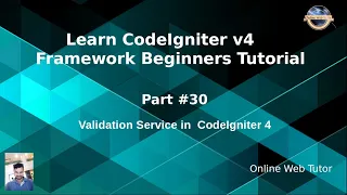 Learn CodeIgniter 4 Framework Tutorials Validation Service in CodeIgniter 4