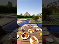 Download Lagu The Best Breakfast with a view of the pyramids Égypte 2022/Marriott Mena House, Cairo /Travel 2022