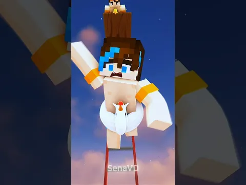 When You Fall Down But Girls Are Watching 💀 #minecraft
