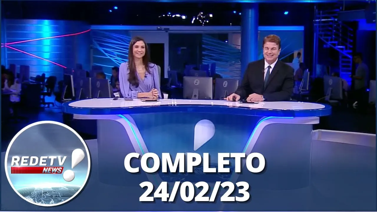 RedeTV News (24/02/23) | Completo