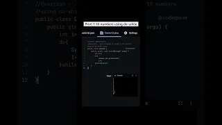 Java program to print 1-10 numbers using a do-while loop
