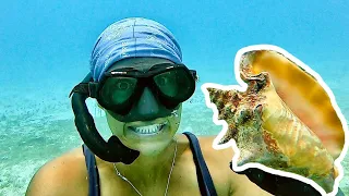 Crazy. Conch. Catch. Clean. Cook. // Liveaboard Sailing Lifestyle