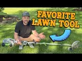 EGO Power Edger Combo Kit Review 8-Inch Edger Attachment Power Head in Action