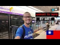 Riding the MRT from Taoyuan Airport to Taipei Main Station for 5 - Taipei Taiwan