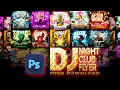 Download Lagu DJ Night Club Party Template \u0026 Event Social Media Post PSD - Adobe Photoshop 🔥