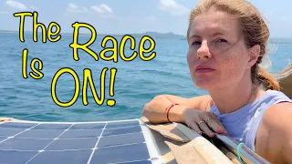 It’s Always a Race When 2 Sailboat’s are Headed in the Same Direction!! (Calico Skies Sailing Ep153)