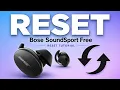 Tutorial How to Reset Bose Quiet Comfort QC Earbuds Repair Tutorial
