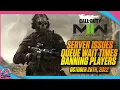 SERVER ERRORS Call Of Duty Modern Warfare 2 GAME CRASHING QUEUE WAIT TIMES