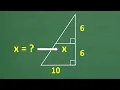 STOP Try to Solve This Triangle Before Watching