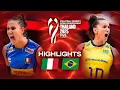Download Lagu Italy 🇮🇹 vs. Brazil 🇧🇷 - Semi Final | Highlights | Women's World Championships 2025
