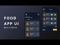 Food App UI - React Native Speed Code