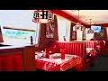 Pizza Hut Classic Throwback 80s Restaurant Scenic Smoky Mountains Day - Fontana Dam Waterfalls