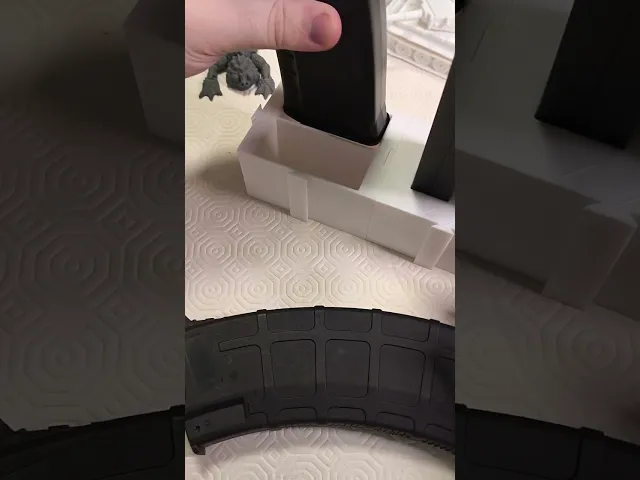 Modular Airsoft magazine organizer (for desk) video thumbnail