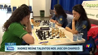 Xadrez reúne grandes nomes e movimenta os Jogos Abertos de SC
