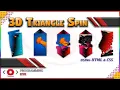 3D Triangle Spin using HTML CSS