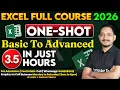 Excel Full Course in One Shot Basic to Advanced MS Excel Course in Just Hrs Computer Tech Academy