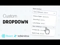 Tailwind Dropdown Menu React Component use Typescript