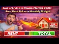 Cost of Living in Miami Florida 2026 Real Rent Prices Monthly Budget