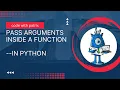 PASS ARGUMENTS INSIDE FUNCTION CODE WITH PATRIX PART 14