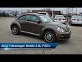 2012 Volkswagen Beetle 2 5L PZEV Janesville Milwaukee Madison Beloit Rockford