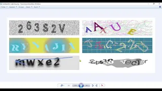 Generate captcha image with random text using Python