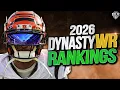 2026 Top-85 Dynasty Wide Receiver Rankings Tiers Post-Draft