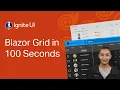 Ignite UI for Blazor Grid in 100 Seconds