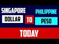 Singapore dollar to Philippine peso