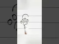 how to draw an easy paw heart