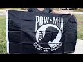 Jayus 3 Ply Pow Mia Flag 3x5 Outdoor Made in USA Double Sided You Are Not Forgotten Prisoner of War