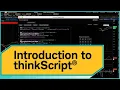 How to Create Custom Trading Indicators with thinkScript