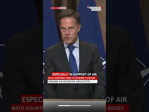 Rutte Says NATO Allies Must Do More to Strengthen Ukraine’s Air Defences | Asia One News