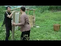 Living in the forest, gardening, and harvesting ripe tomatoes to sustain oneself. Trieu Ca