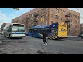 MTA Bus all on the Q8 at Euclid Av Sta