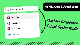 Custom Select Menu Dropdown HTML CSS JavaScript IT Programmer