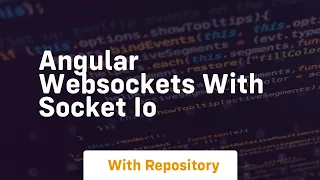 Angular websockets with socket io