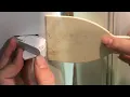 EASY removal of a refrigerator light switch with a SPATULA sears kenmore lg 6600JB1010A AP4442090