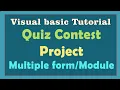 Visual Basic 6 Project - Quiz Contest Project Visual Basic Code Advance